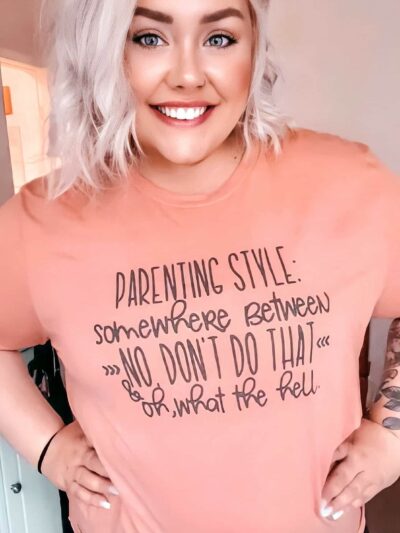 Parenting style graphic tee