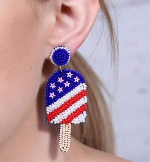 You look like the fourth of july earrings