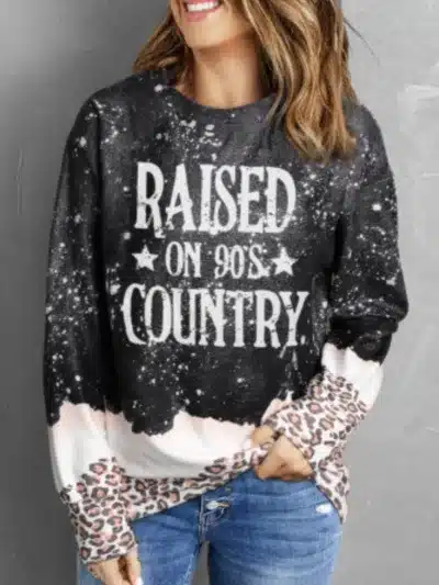 Raised on 90s country sweatshirt